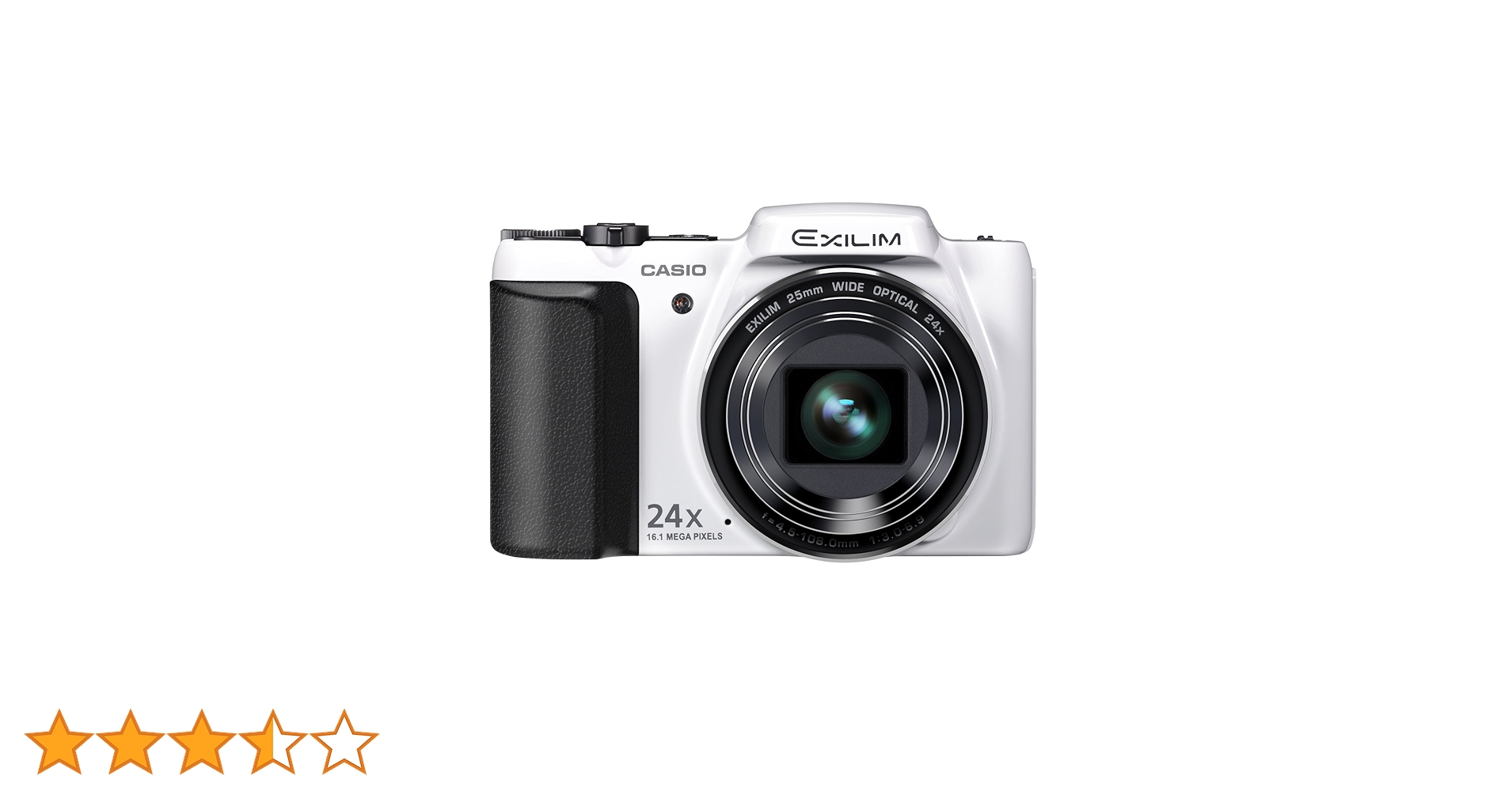 Amazon | CASIO デジタルカメラ EXILIM 1610万画素 24倍 ホワイト EX